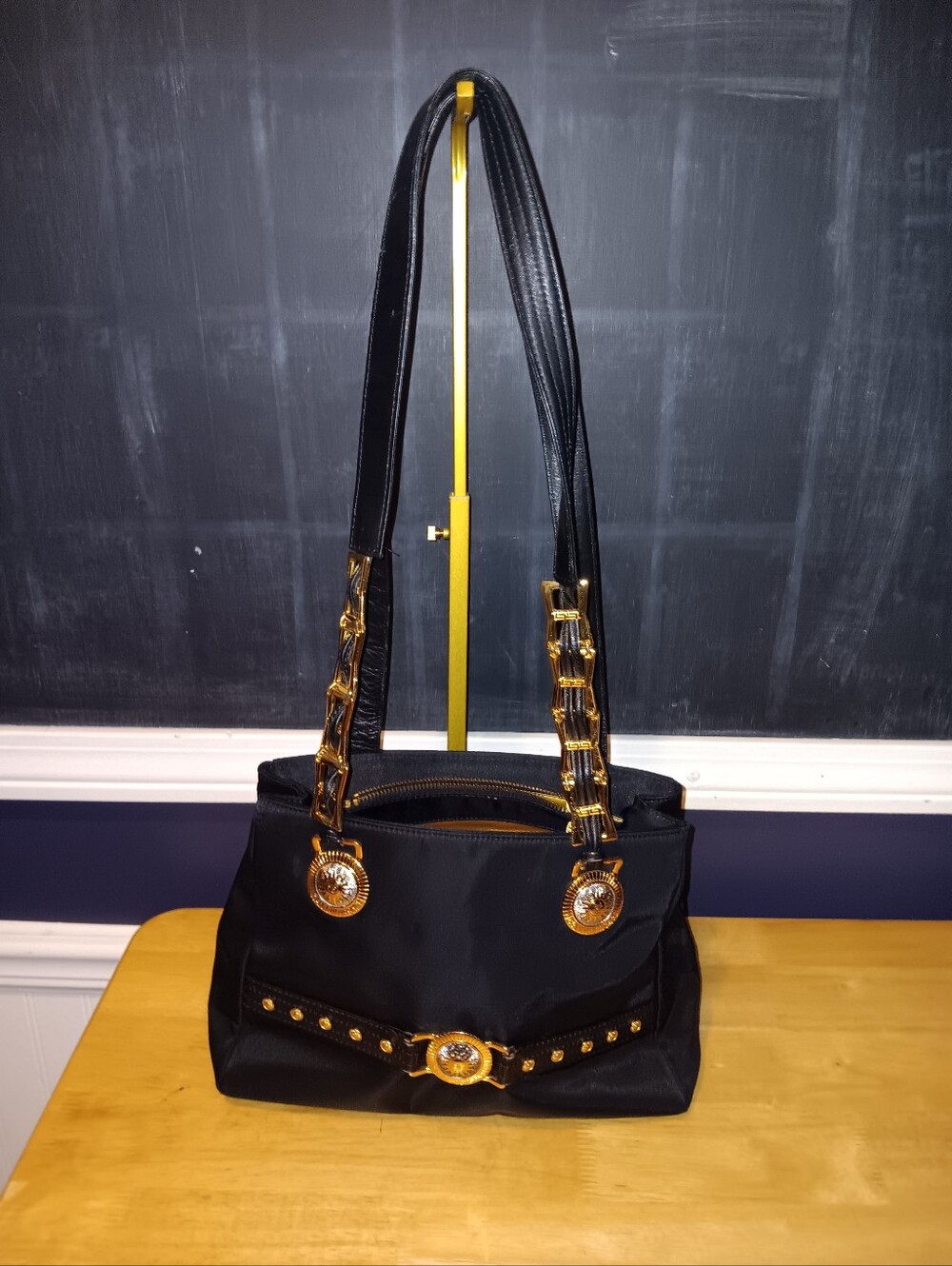 Versace Vintage Nylon Sunburst Bag